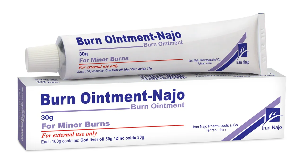 تصویر BURN OINTMENT-NAJO 30G TUBE